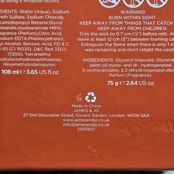 NEW James & Jo England Tomato Garden Duo Bubble Bath & Scented Candle Gift Set - Picture 14 of 16